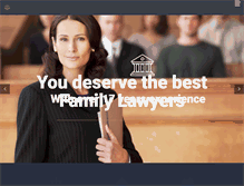 Tablet Screenshot of glam-law.com